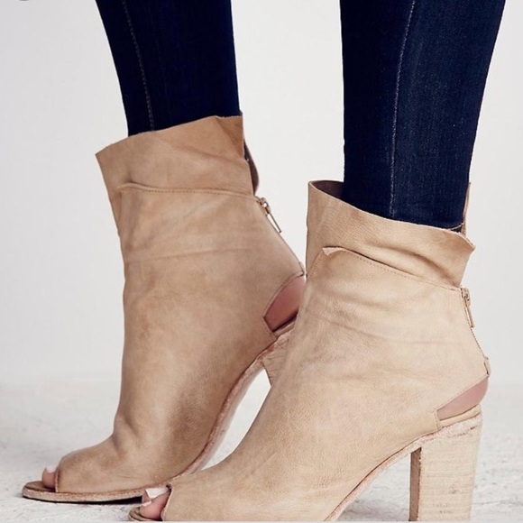 Free People Shoes - Free People Golden Road peep toe Booties